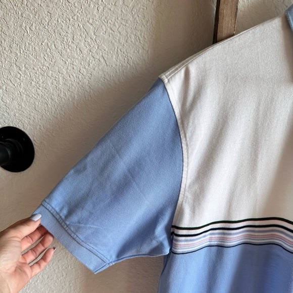 Tommy Hilfiger colorblock striped polo sz: M NWT - Picture 2 of 8